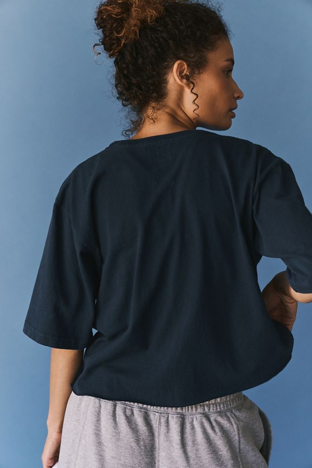 Original Retro Brand Notre Dame Crop Boyfriend Tee #1