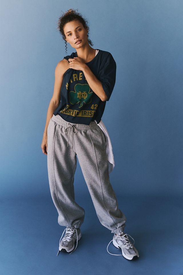 Original Retro Brand Notre Dame Crop Boyfriend Tee #3