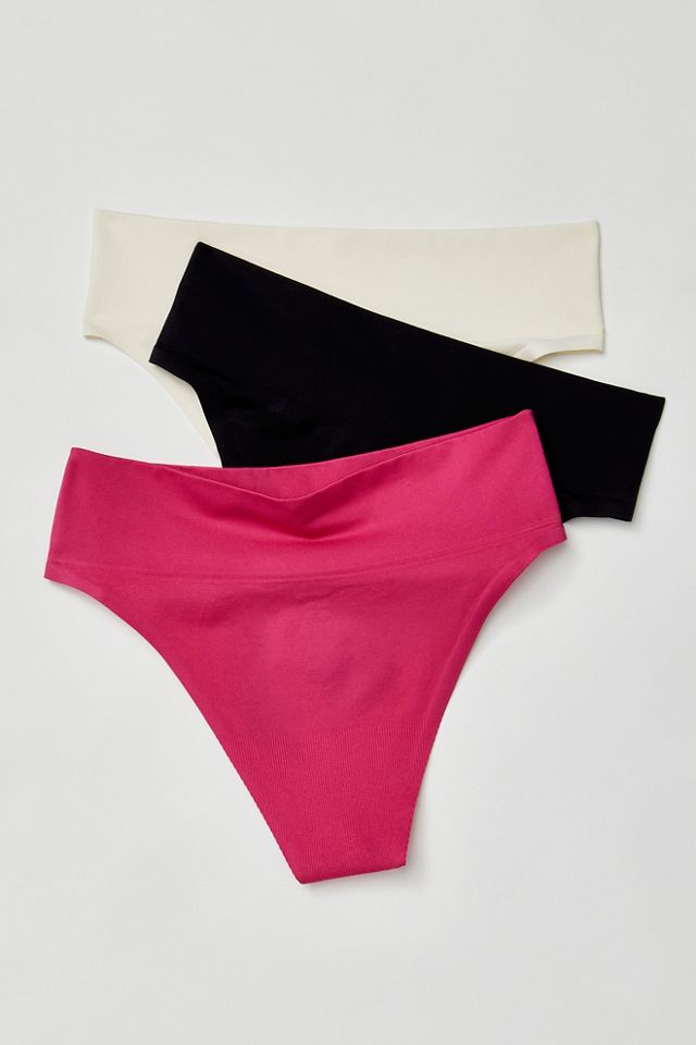 Victoria's Secret No Show Thong Underwear Pack, Panties for - Import It All