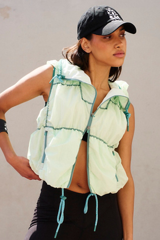Happy Camper Hooded Vest by FP Movement at Free People, Midnight Navy, M