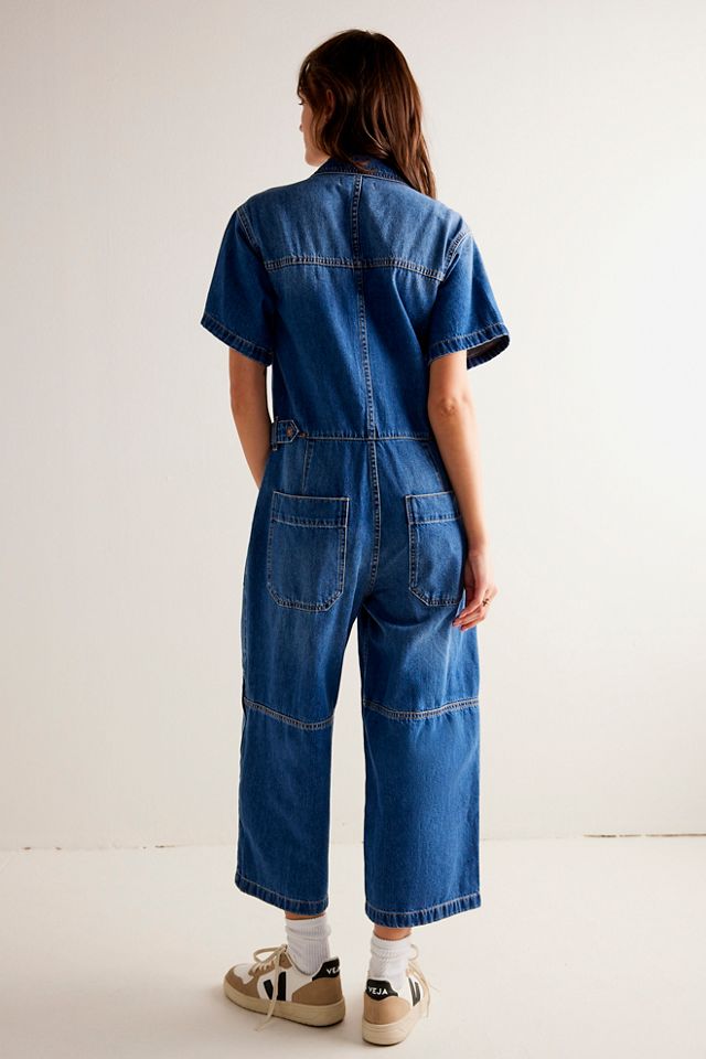 We The Free On The Run Cropped Coverall | Free People