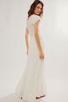 jonathan simkhai lace dress Jonathan Simkhai Multimedia Lace Tiered Midi Dress, White, Women's, 8