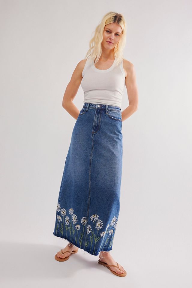 Driftwood Skipper Maxi Skirt Free People