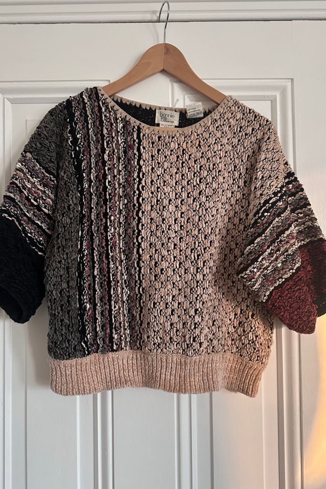 Vintage Chenille Striped Sweater Selected by KA.TL.AK #2