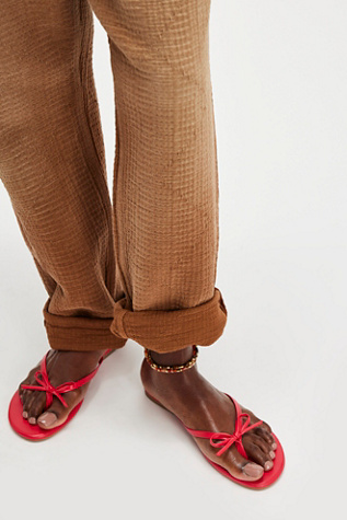 Miley Bow Sandals by Seychelles at Free People in Red, Size: US 7.5
