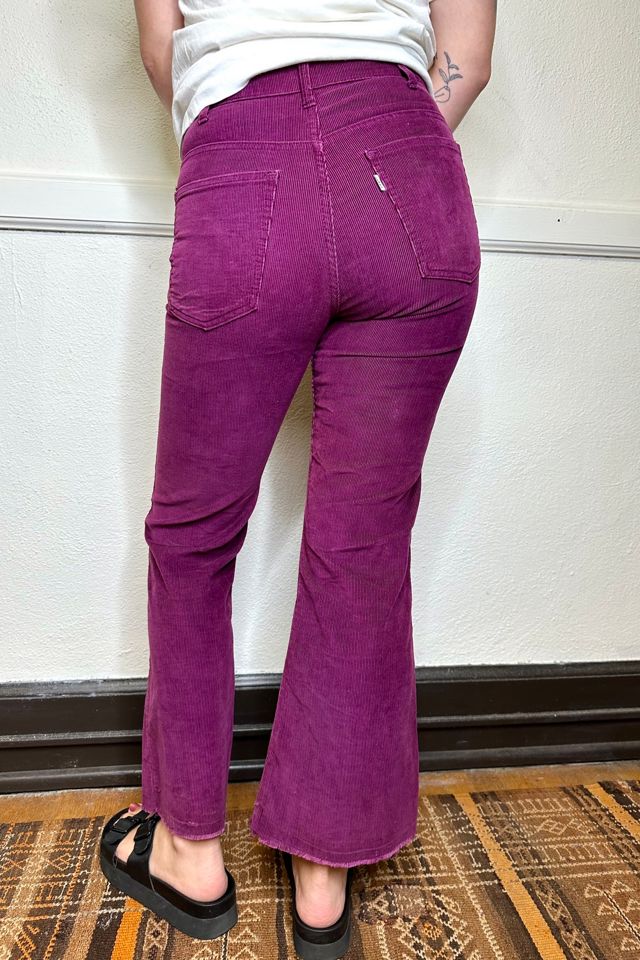 1960s Big E Levi Purple Corduroy Pants Selected by Grievous Angel Vintage #2