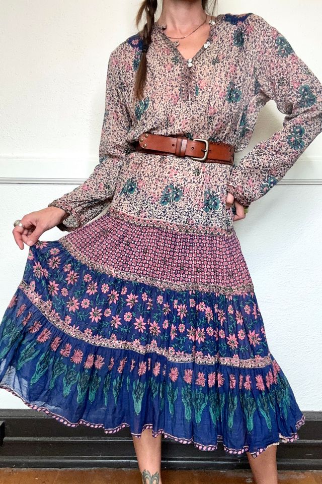 1970s Adini Cotton Dress Selected by Grievous Angel Vintage #1