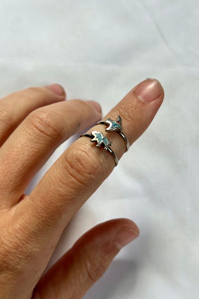 Sterling Silver Totem Ring Set Selected by Grievous Angel Vintage