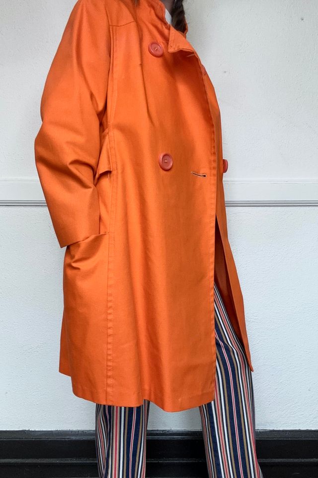 1960s Bright Orange Canvas Coat Selected by Grievous Angel