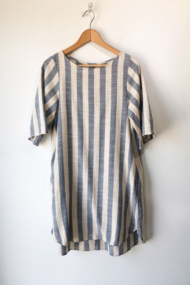 Wide stripe outlet dress