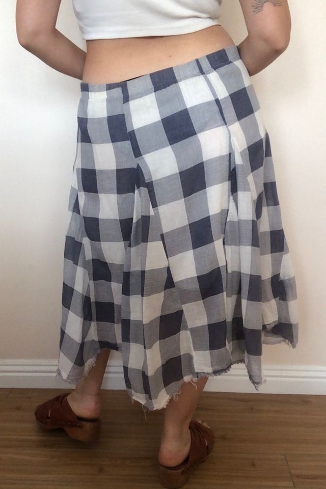 Vintage Blue Buffalo Plaid Full Skirt Selected by The Curatorial Dept. #1