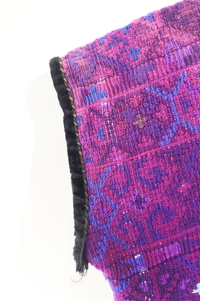 Vintage Purple Huipil Striped Top Selected By The Curatorial Dept. #3