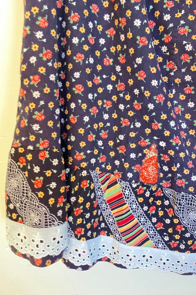 Vintage Purple Floral Prairie Skirt Selected by The Curatorial Dept. #1