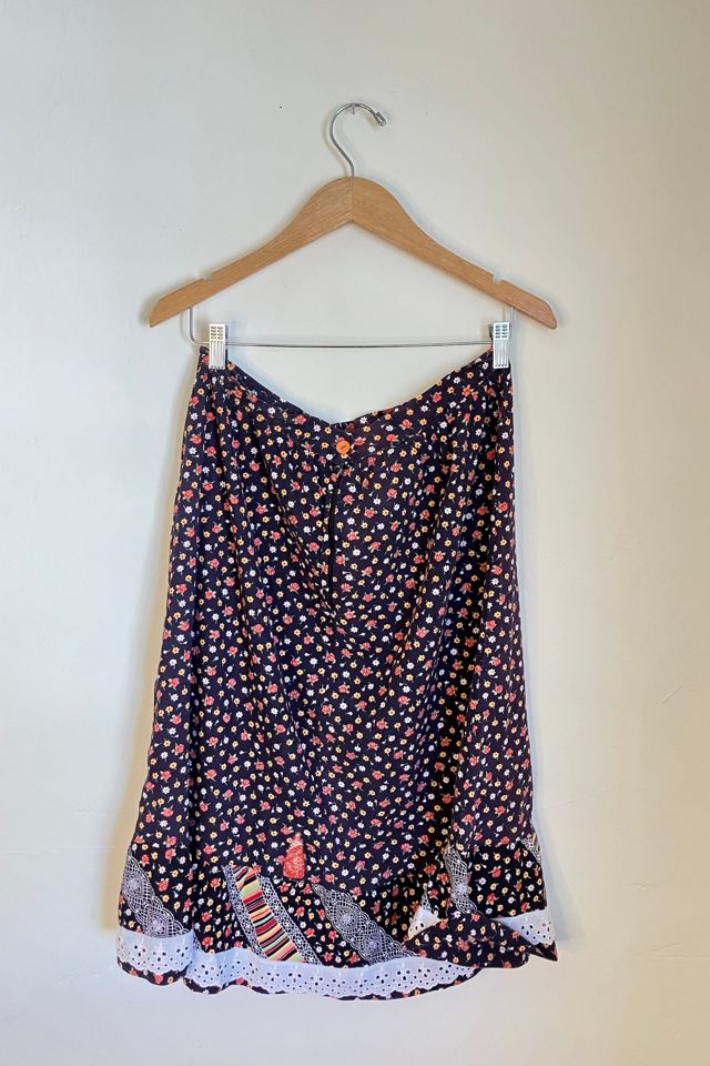 Vintage Purple Floral Prairie Skirt Selected by The Curatorial Dept. #3