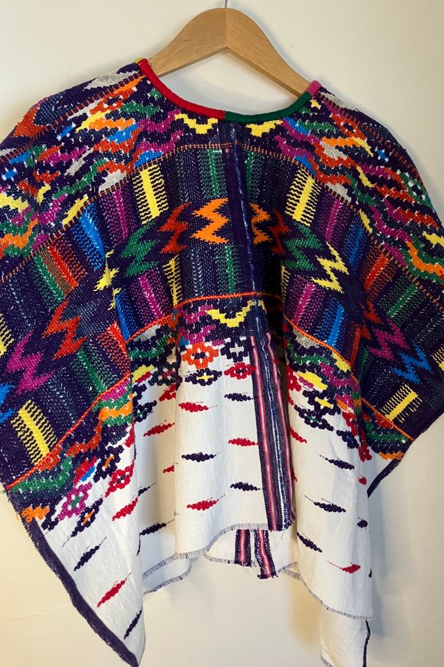 Vintage Woven Rainbow Poncho Selected by The Curatorial Dept. #1
