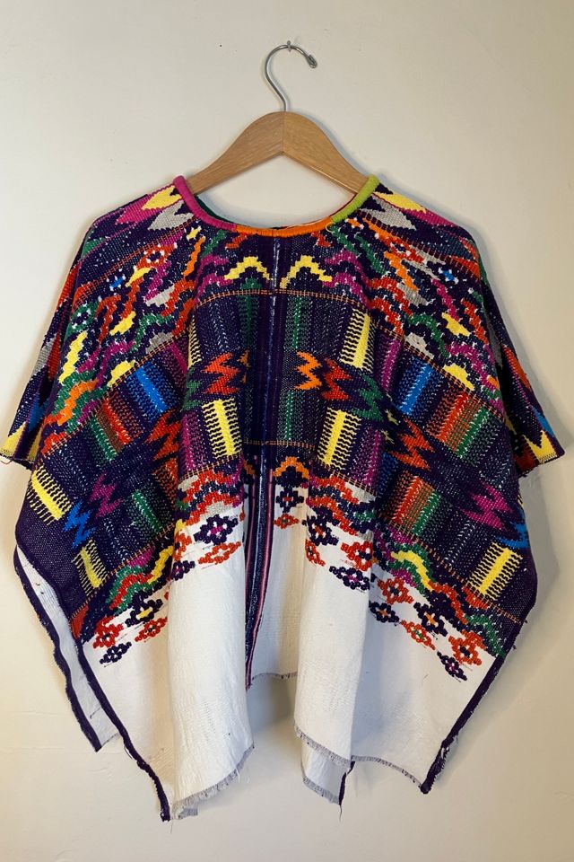 Vintage Woven Rainbow Poncho Selected by The Curatorial Dept. #3