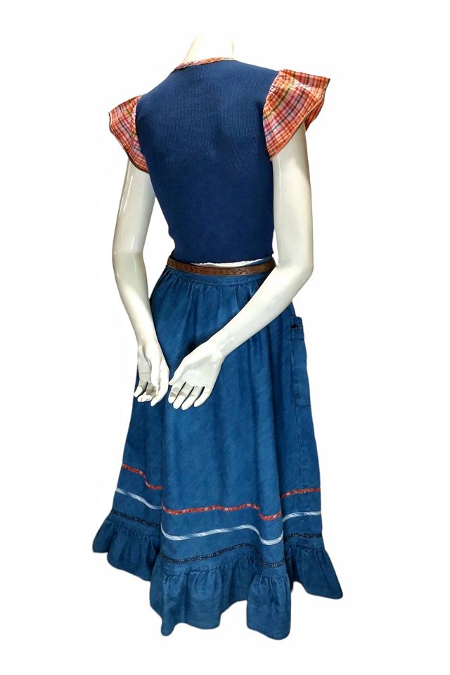 Vintage 70's Denim Prairie Skirt Selected by Garbage Soup #2