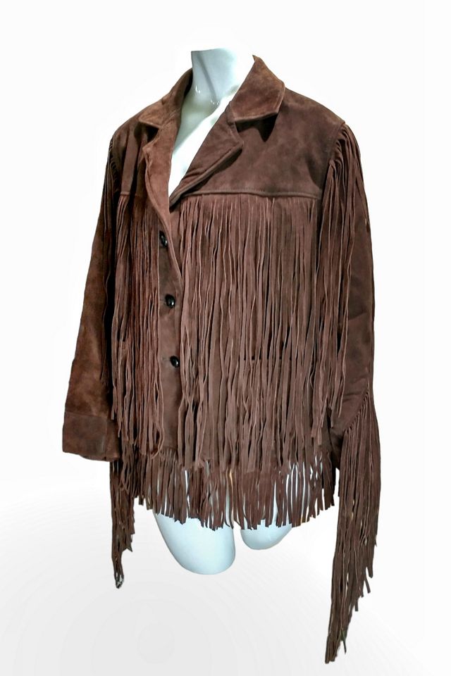 Vintage Mega Fringe Suede Jacket Selected by Garbage Soup #2