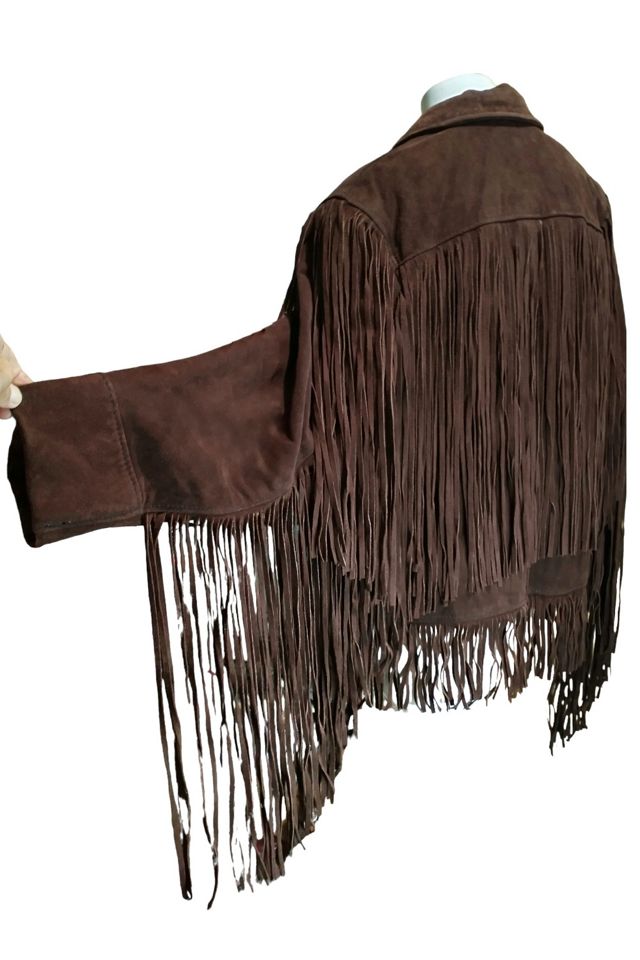 Vintage Mega Fringe Suede Jacket Selected by Garbage Soup #3