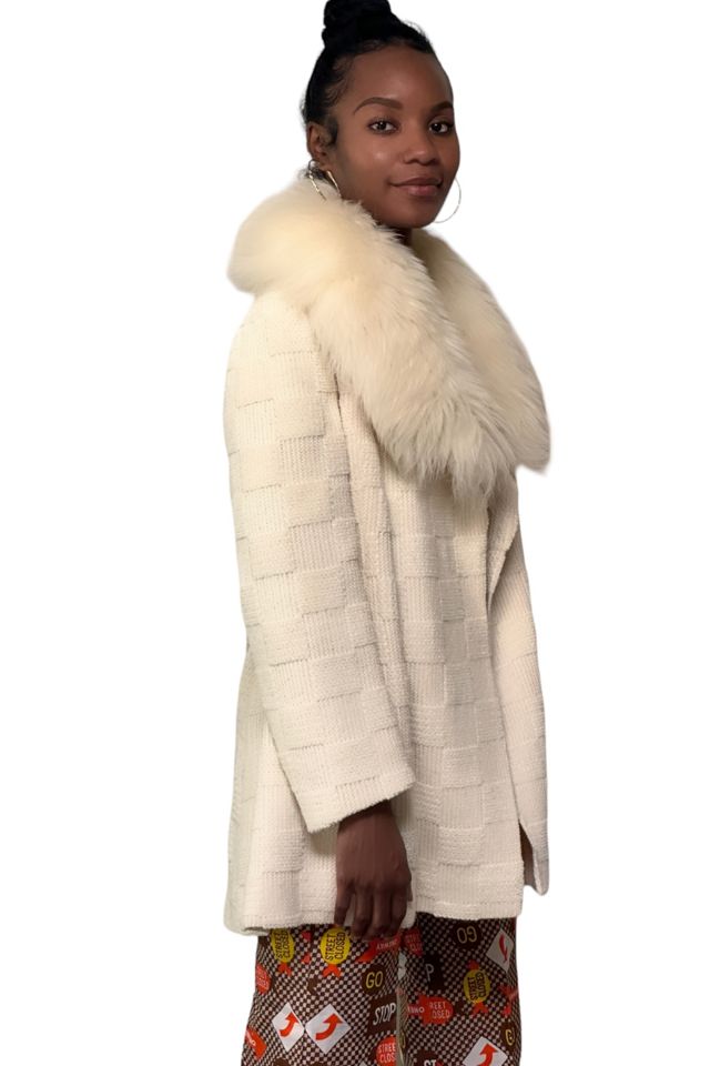 Chunky fur clearance coat