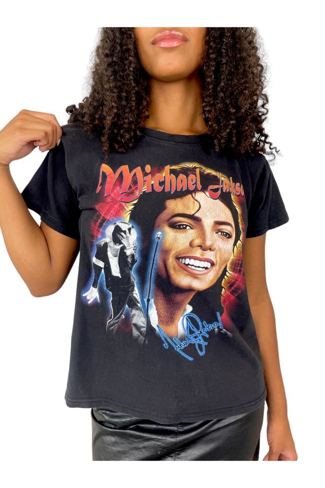 Vintage Michael Jackson Black T-shirt Selected By Ankh By Racquel Vintage #1