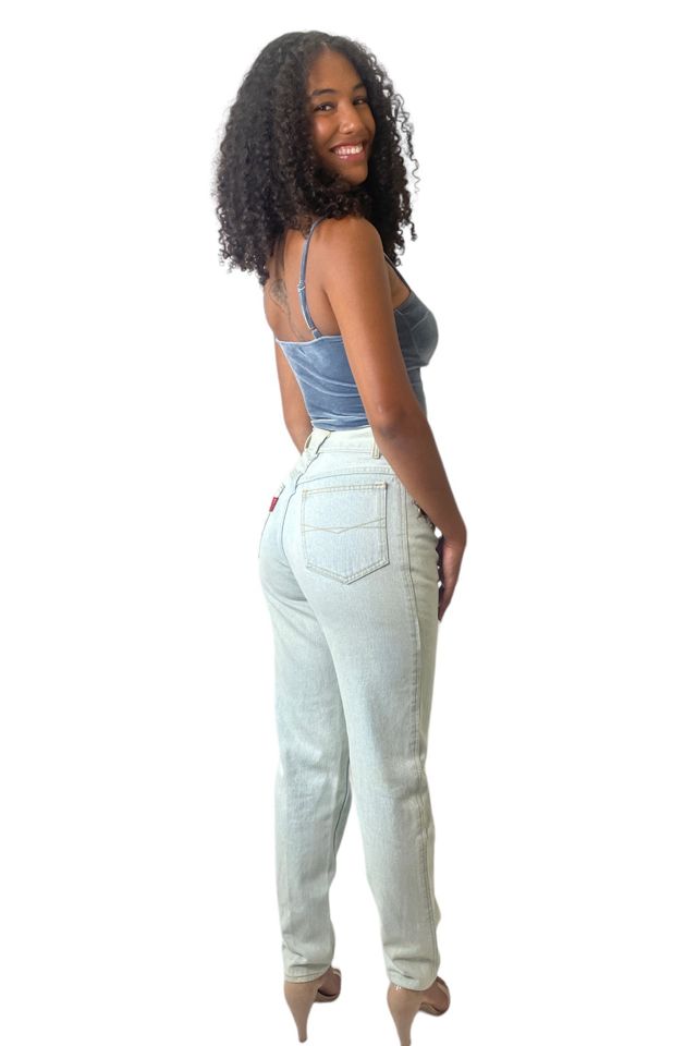 Vintage Light Blue Star Embroidered Jeans Selected By Ankh By Racquel Vintage #3