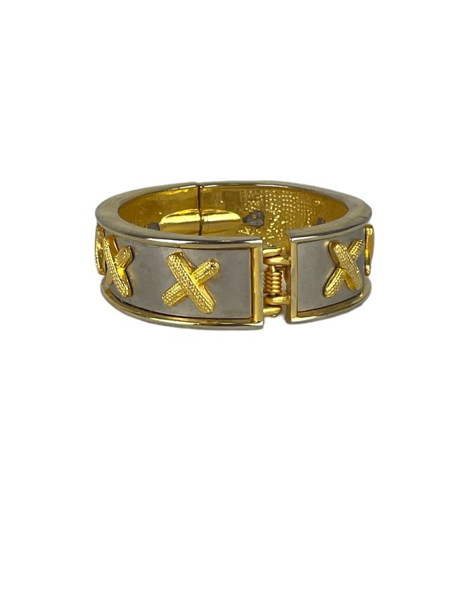 Vintage Gold And Gray Bracelet Selected By Ankh By Racquel Vintage #3