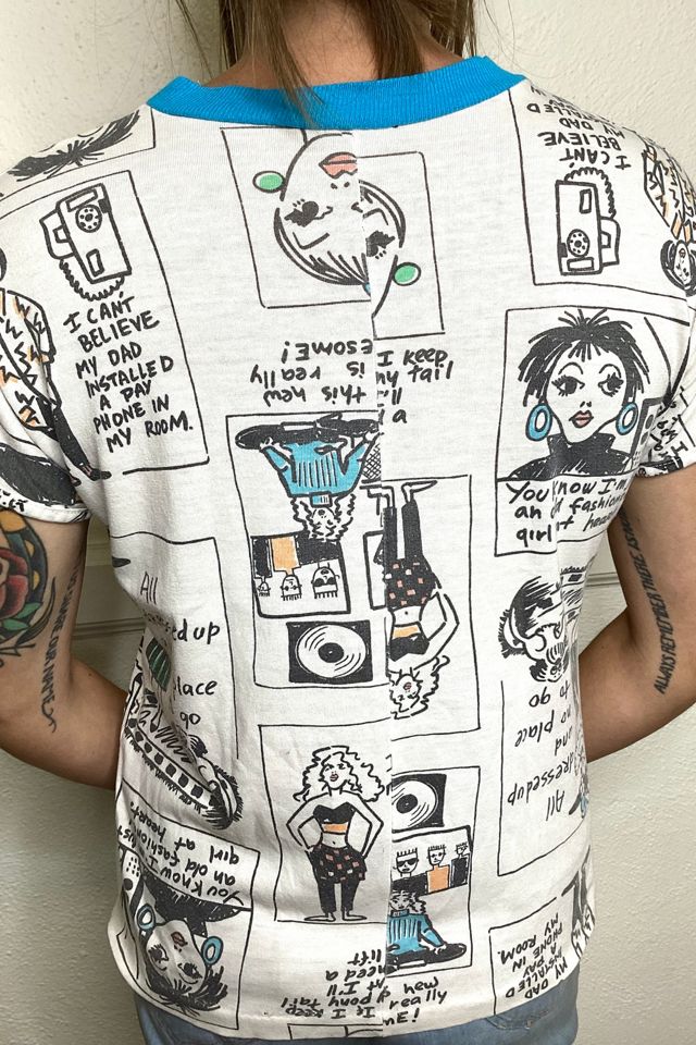 1980s New Wave Sassy Tee Selected by Cherry #1