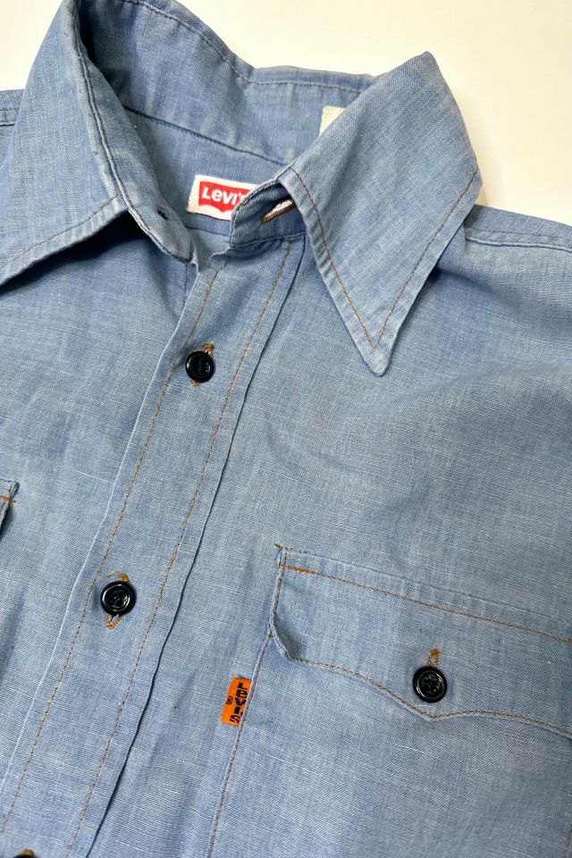 Well Loved 1970s Embroidered Levi Shirt Selected by Cherry #2