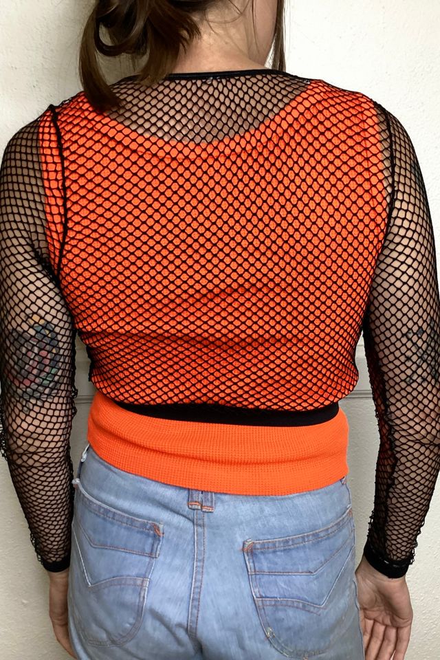 Y2K Cropped Net Jacket Selected by Cherry #3