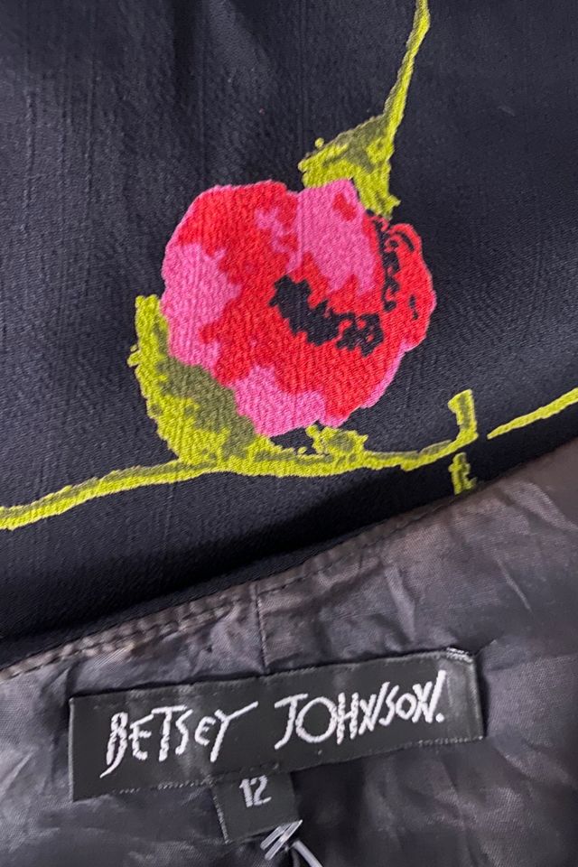 1990s Betsey Johnson Rose Print Jacket Selected By Ritual Vintage #3