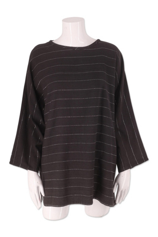 1980s Handwoven Cotton Lurex Tunic Top Selected By Ritual Vintage