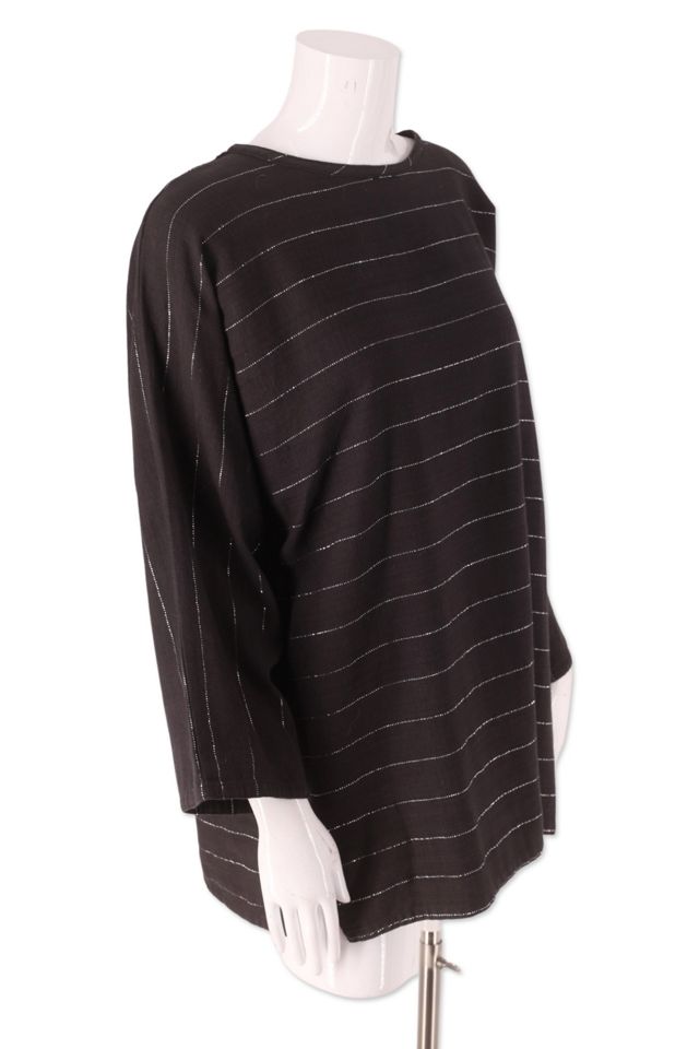 1980s Handwoven Cotton Lurex Tunic Top Selected By Ritual Vintage #1