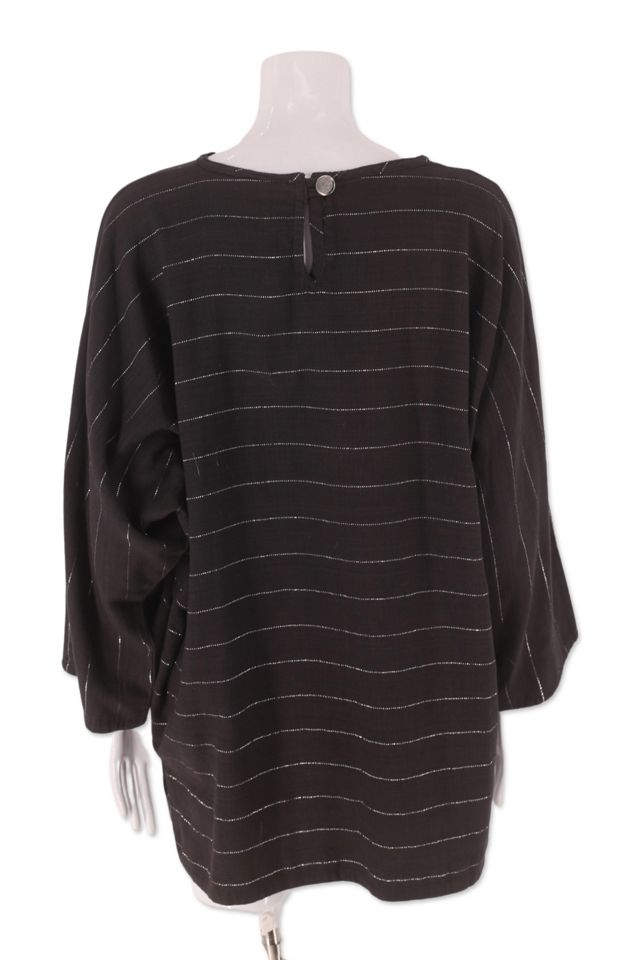 1980s Handwoven Cotton Lurex Tunic Top Selected By Ritual Vintage #2