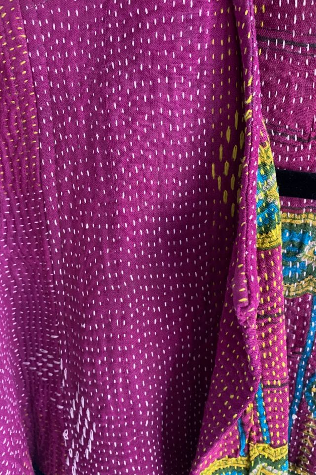 Vintage Handmade Kantha Duster Coat Selected By Ritual Vintage #3