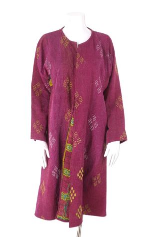 Vintage Handmade Kantha Duster Coat Selected By Ritual Vintage