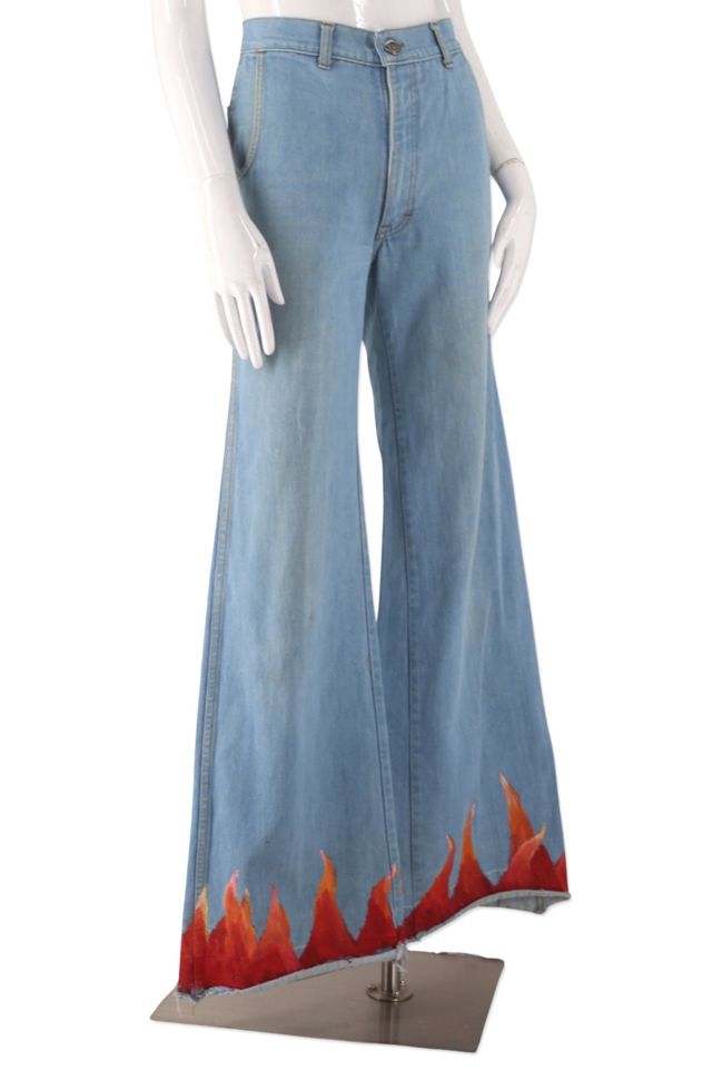 70s Liora high waisted denim bell bottoms jeans 30 / vintage 1970s, Ritual  Vintage