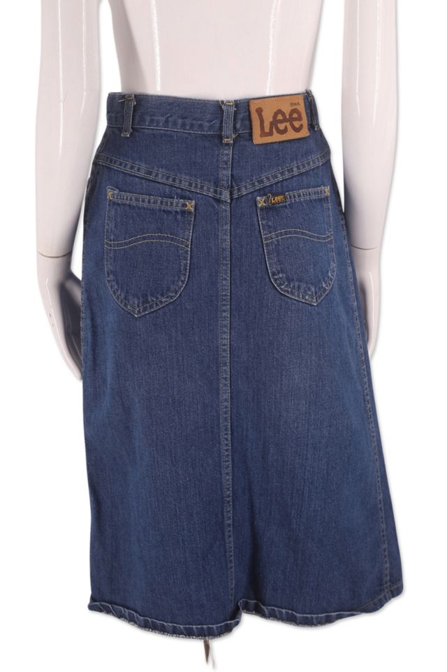 1980s Lee Denim High Waisted Skirt Selected By Ritual Vintage #2