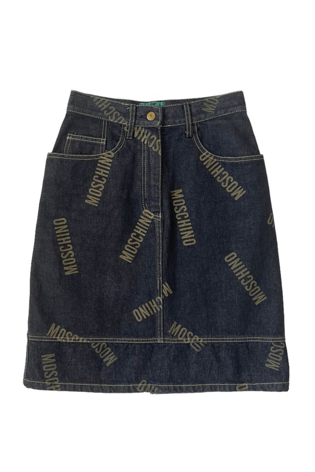 Moschino denim skirt fashion