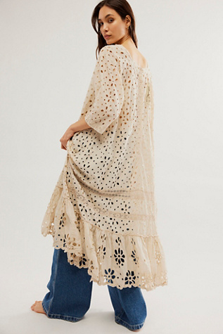 Magnolia Pearl Eyelet Distressed Dress