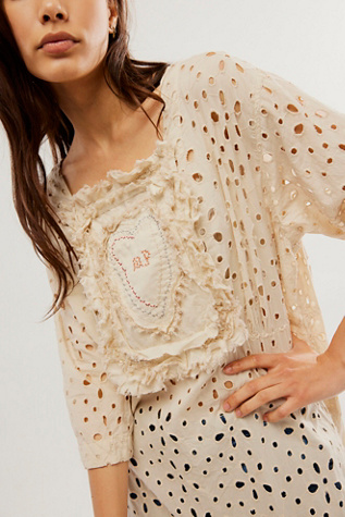 Magnolia Pearl Eyelet Distressed Dress