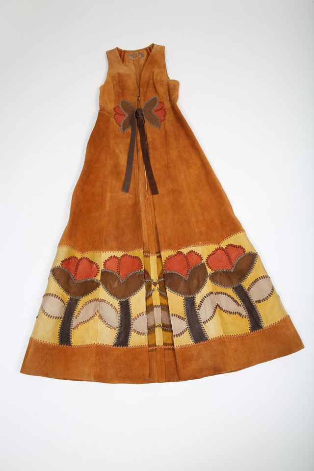 70s Vintage Char Floral Patchwork Long Vest Selected by Love