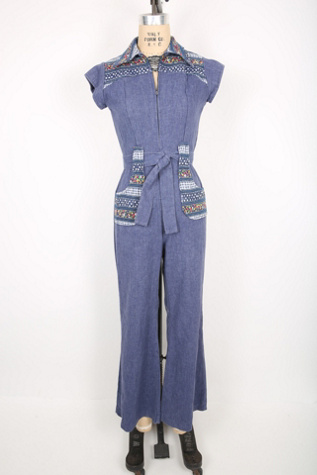 Vintage 90's Express jumpsuit floral XS main image 1