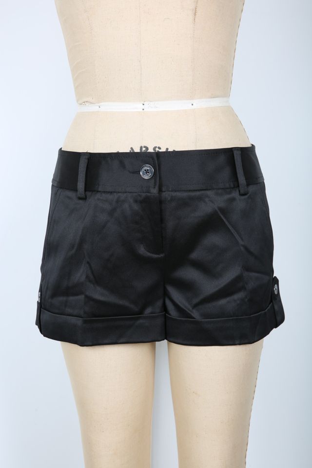 Satin shorts clearance online