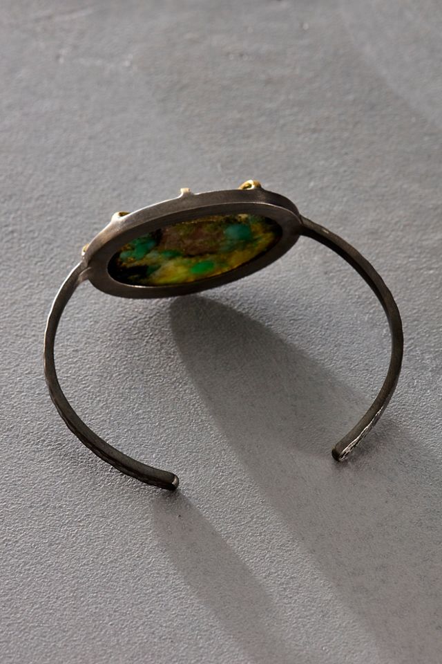 Bracelet manchette émeraude Robindira Unsworth #2