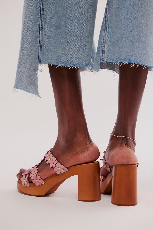 Swedish Hasbeens Petaled Slip In Clogs #3