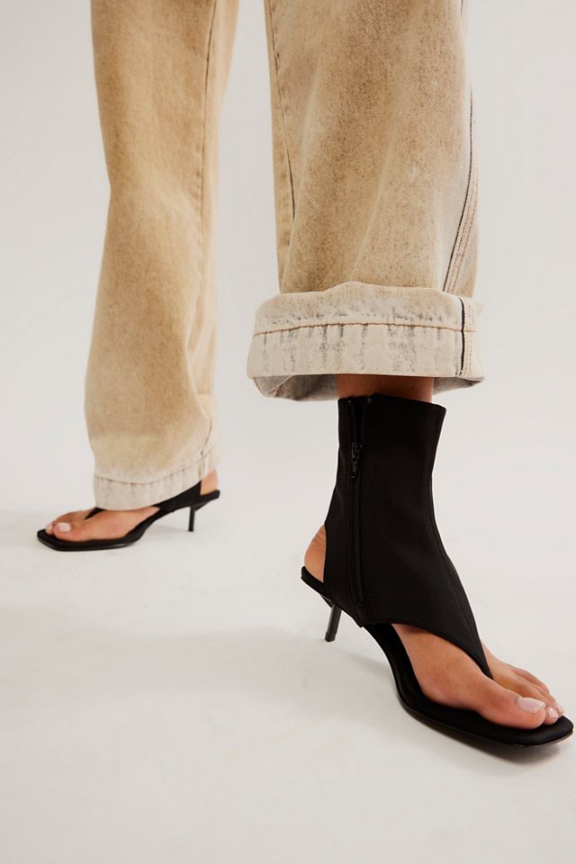 Jeffrey campbell best sale peep toe booties