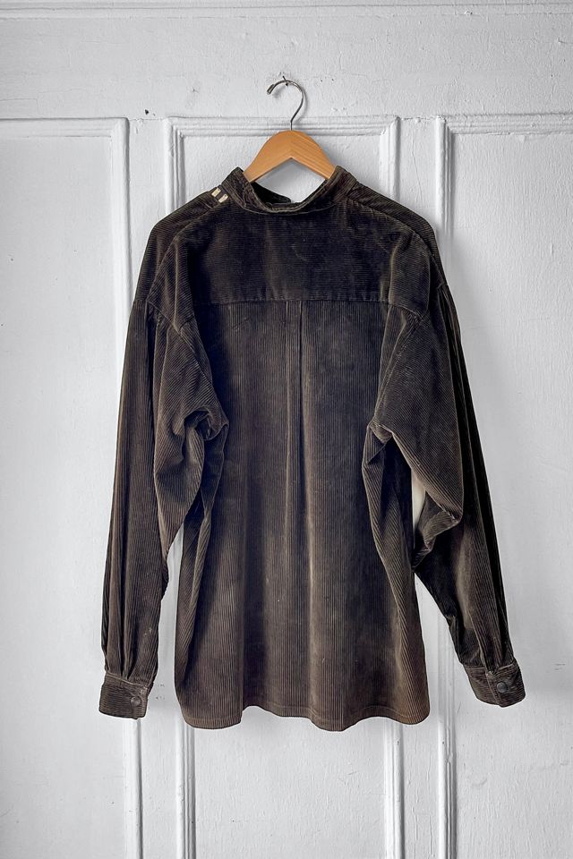 Vintage Oversized Corduroy Smock Top Selected by MARMALADE #3