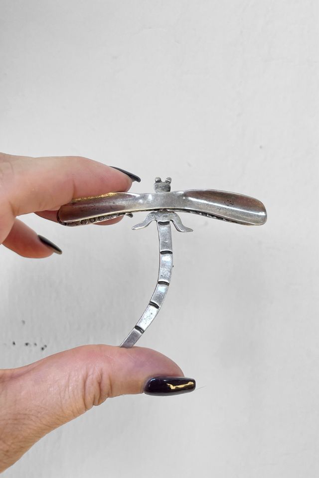 Vintage Mid-Century Sterling Silver Dragonfly Pin Selected by MARMALADE #1