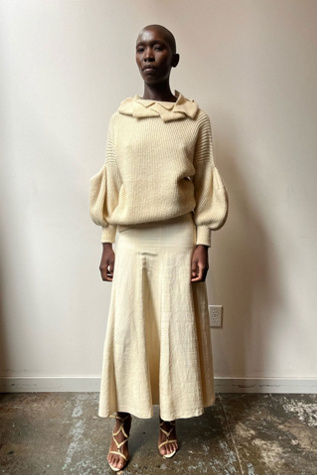 トップス Mou loose knit set up color ivory 87716395_011_m